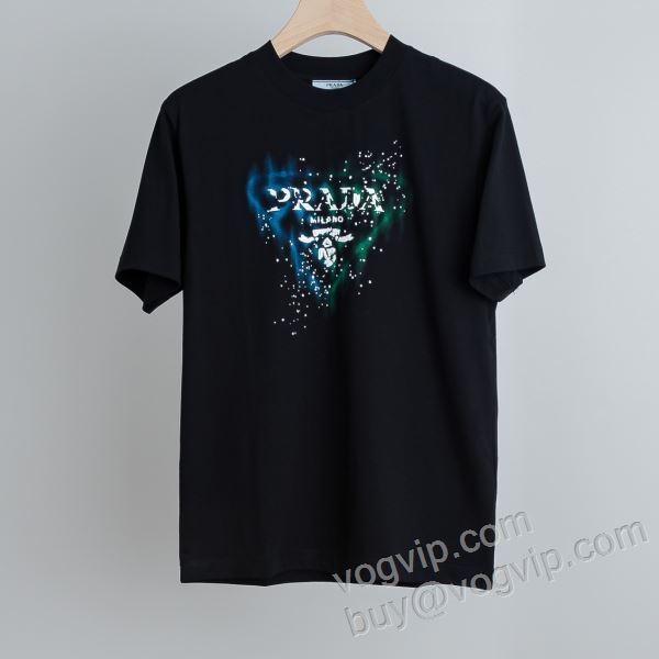 2026品質保証定番 プラダ PRADAブランドコピー NXZPR034 半袖Tシャツ 2色可選 注目のアイテム
