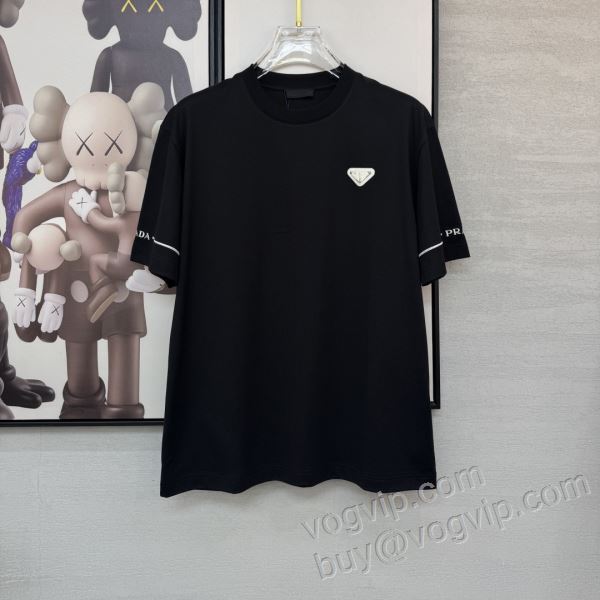 利便性に優れ プラダ PRADAコピー ブランド 2026驚きの破格値新品 NXZPR037 半袖Tシャツ 2色可選
