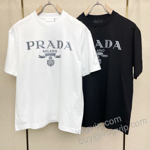 今話題の最新作 プラダ PRADAブランドスーパーコピー NXZPR043 半袖Tシャツ 2色可選 2026高級品 通販