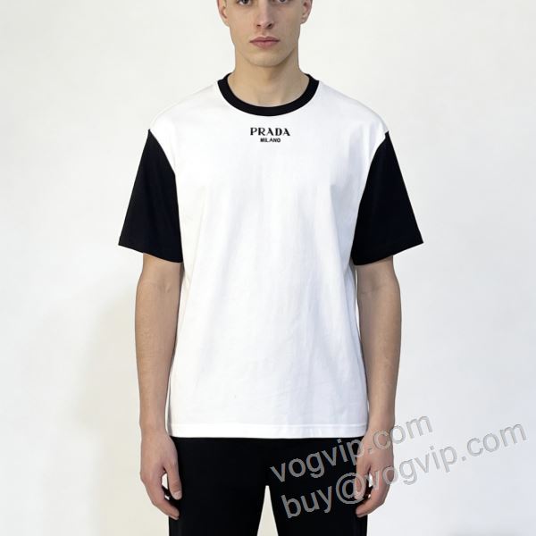 超激得品質保証 プラダコピー NXZPR047 半袖Tシャツ 2色可選 2026超人気新品