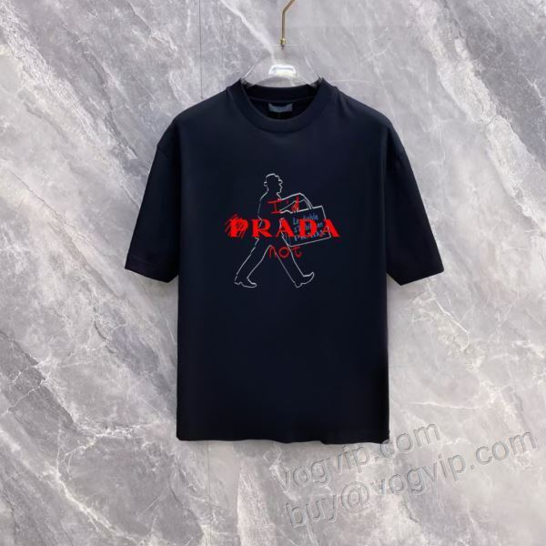 2026春夏季超人気 プラダ PRADAスーパーコピー 激安 上品上質 NXZPR061 半袖Tシャツ