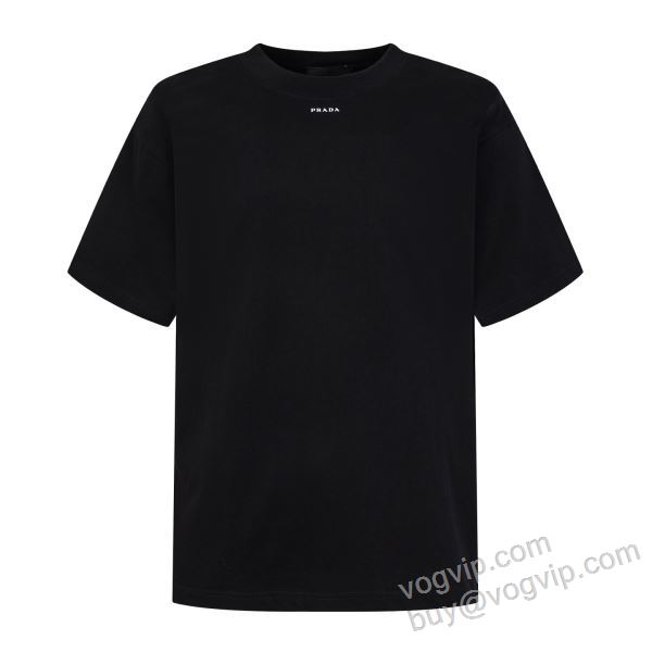 争奪戦必至 プラダブランド 偽物 通販 2026新作入荷本物保証 NXZPR071 半袖Tシャツ 2色可選