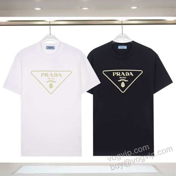 半袖Tシャツ 2色可選 プラダ PRADAスーパーコピー 2026数量限定格安 NXZPR086 活用できるアイテム