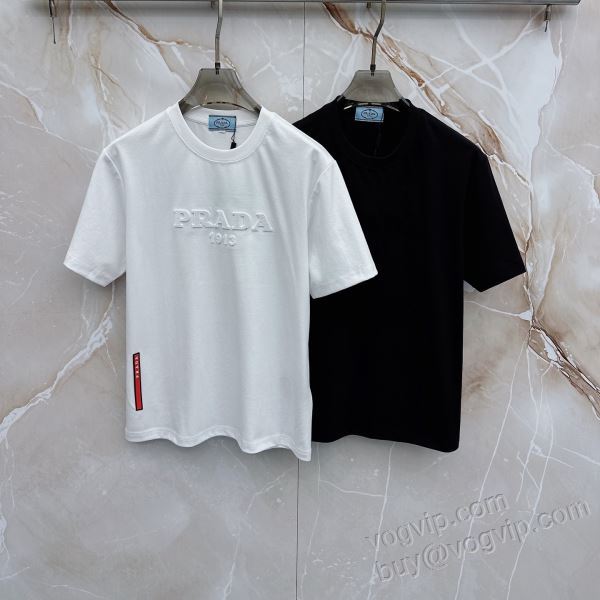 2026激安大特価爆買い プラダ PRADAスーパーコピー ずっと人気? NXZPR108 半袖Tシャツ 2色可選