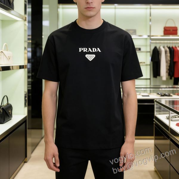 2026春夏季新作 プラダスーパーコピー 激安 NXZPR116 半袖Tシャツ 2色可選 ランキング商品