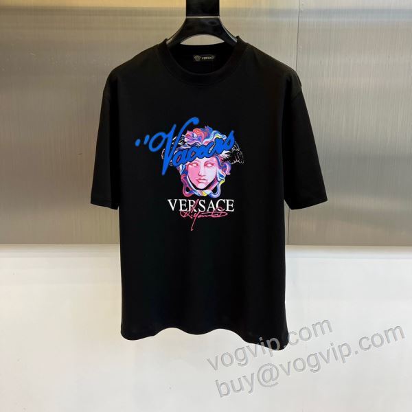 2026年モデル入荷 ヴェルサーチスーパーコピー ずっと人気? NXZVS002 2色可選 半袖Tシャツ