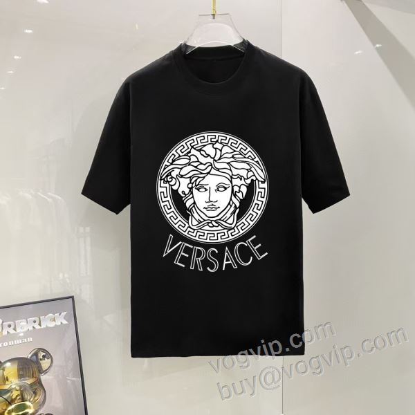 目玉商品 ヴェルサーチスーパーコピー 2026最新入荷 NXZVS009 半袖Tシャツ 2色可選