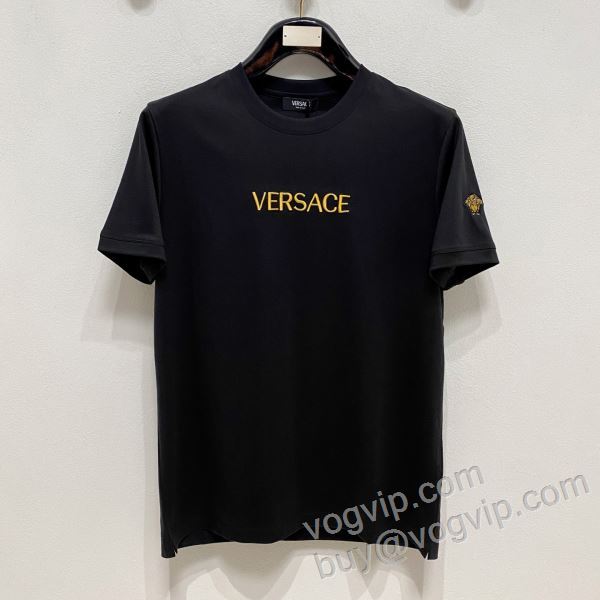 大好評? ヴェルサーチブランドコピー NXZVS011 半袖Tシャツ 2色可選 2026最新入荷