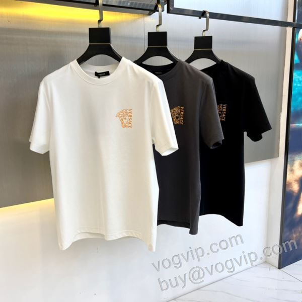 ヴェルサーチ VERSACEブランドスーパーコピー 2026超激得高品質 NXZVS021 半袖Tシャツ 3色可選 愛らしさ抜群！