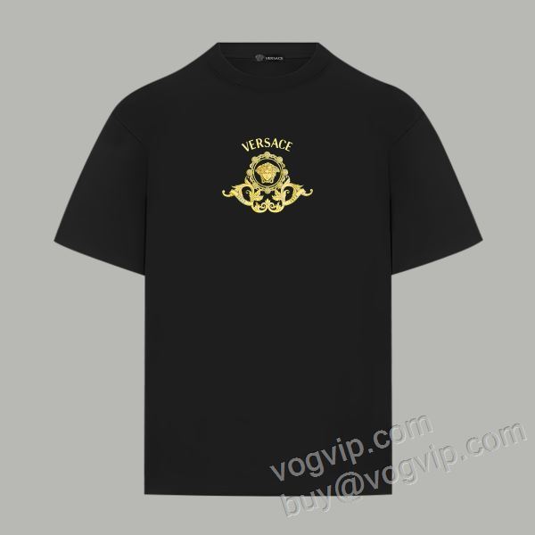 ヴェルサーチコピーブランド 2026驚きの破格値大人気 NXZVS029 半袖Tシャツ 2色可選 雑誌掲載アイテム