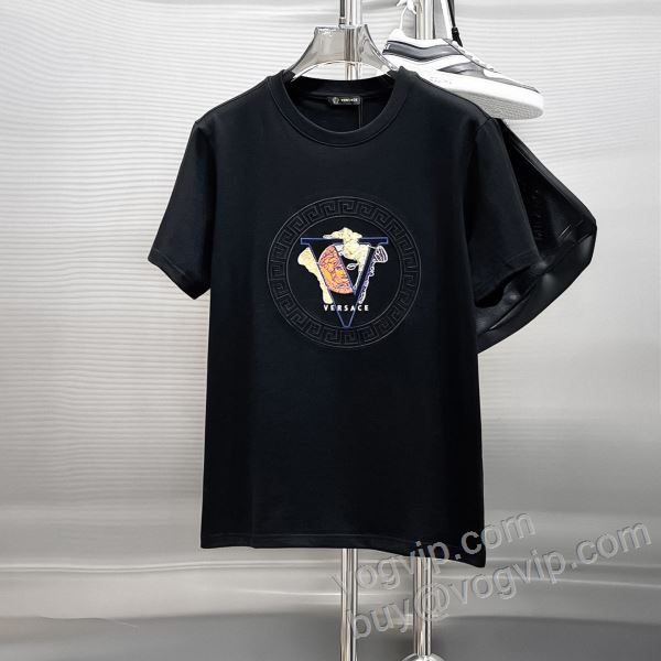 ヴェルサーチ VERSACEコピー 数に限りがある NXZVS036 半袖Tシャツ 2色可選 2026期限限定！