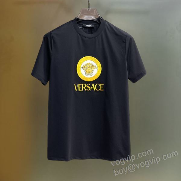 先行販売 ヴェルサーチコピー NXZVS040 半袖Tシャツ 2色可選 2026年モデル入荷