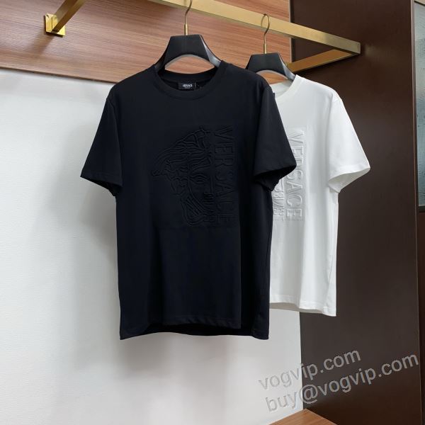 ヴェルサーチ VERSACEスーパーコピー 2026お得限定セール NXZVS050 半袖Tシャツ 2色可選 人気新品★超特価★