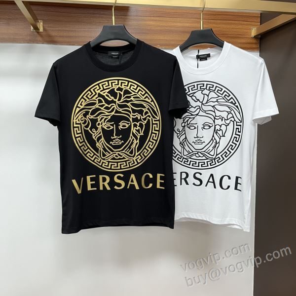 耐久性のある ヴェルサーチコピー NXZVS061 半袖Tシャツ 2色可選 2026超激得品質保証