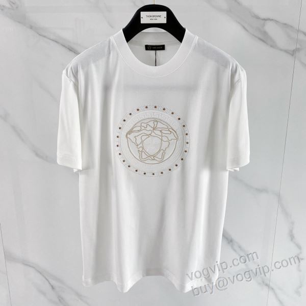 超目玉 ヴェルサーチスーパーコピー 激安 NXZVS064 半袖Tシャツ 2色可選 2026高級品 通販
