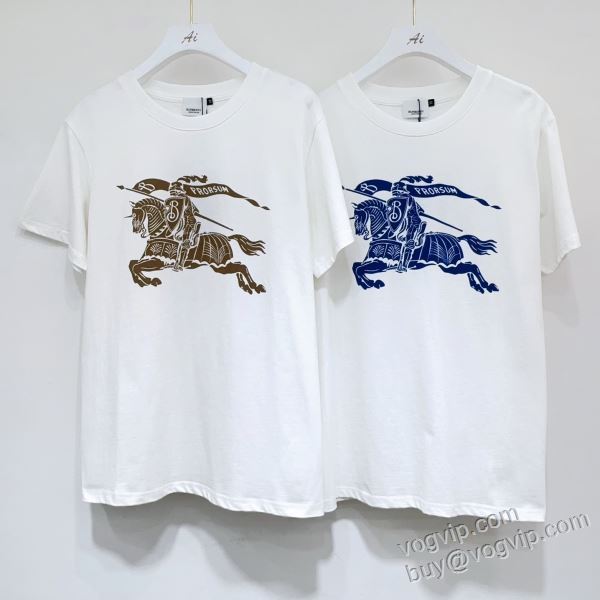 バーバリー BURBERRYブランド 偽物 通販 NXZ001 レディース 半袖Tシャツ 2色可選 2026爆買い豊富な