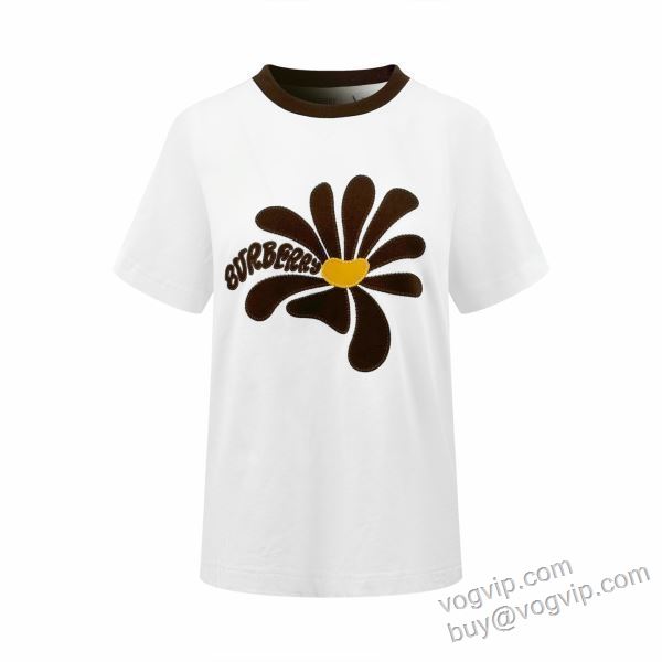 レディース 半袖Tシャツ バーバリー BURBERRYスーパーコピー 激安 2026超激得大人気 NXZ002