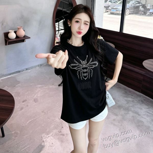 半袖Tシャツ ディオールブランドスーパーコピー 2026超激得高品質 NXZ002 レディース 2色可選