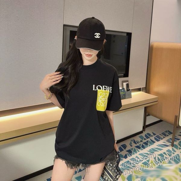 2026爆買い新作登場 ロエベコピーブランド NXZ008 レディース 半袖Tシャツ 2色可選