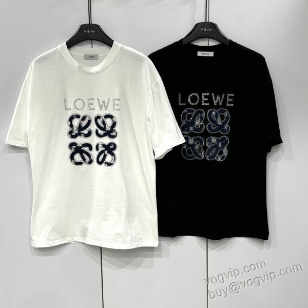 2026高級品 通販 ロエベブランドコピー NXZ012 レディース 半袖Tシャツ 2色可選
