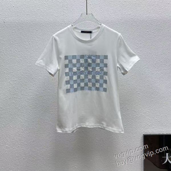 ルイ ヴィトン LOUIS VUITTONコピー ブランド 2026HOT品質保証 NXZ011 レディース 半袖Tシャツ