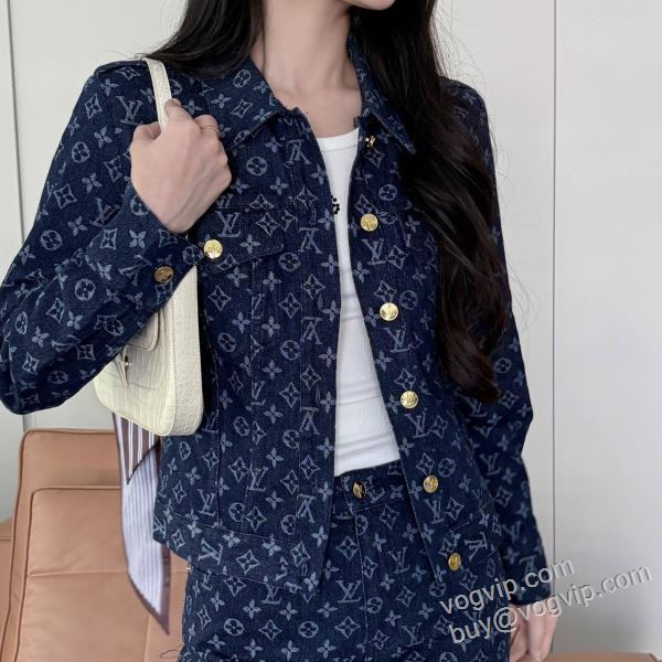 2026激安大特価大人気 ルイ ヴィトン LOUIS VUITTONスーパーコピー 激安 WT010 レディース デニムジャケット