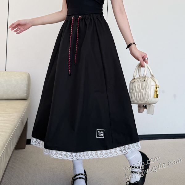 2026お得大人気 ミュウミュウ MIUMIUコピー LYQ014 レディース ハーフスカート 3色可選