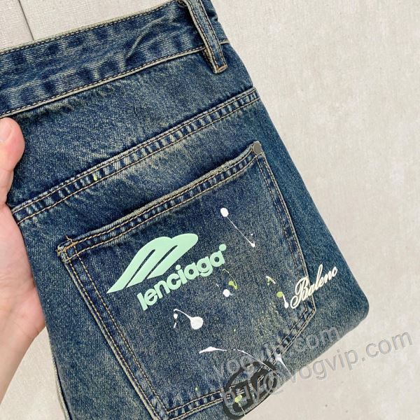 セレブ愛用の超人気商品 バレンシアガ BALENCIAGAコピー ブランド NZKBAL015 ジーンズ デニムパンツ 2026数量限定爆買い