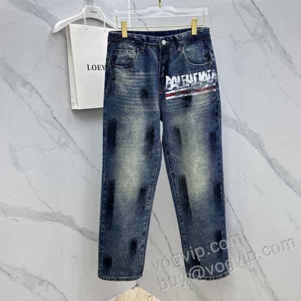 バレンシアガ 2026数量限定爆買い NZKBAL016 ジーンズ デニムパンツ BALENCIAGAブランド 偽物 通販 もっとも高い人気を誇る