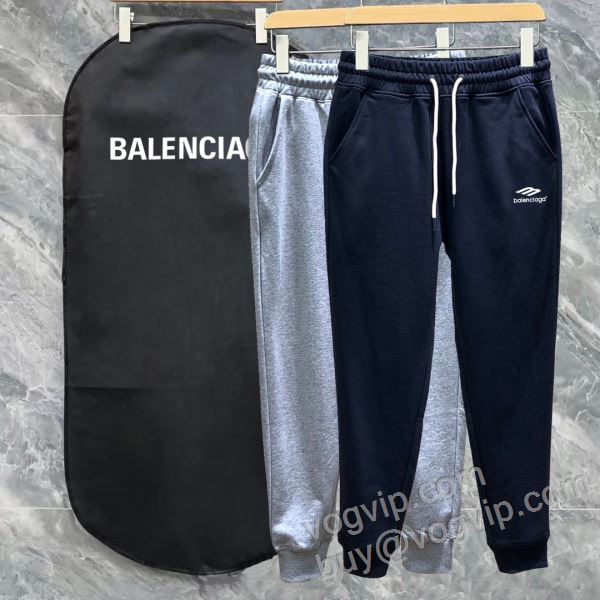 洗練を十分に演出する バレンシアガ BALENCIAGAスーパーコピー 激安 2026最安値新作登場 NZKBAL017 チノパン スエットパンツ 2色可選