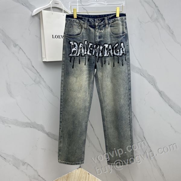 バレンシアガ BALENCIAGA偽物ブランド 定番のアイテム NZKBAL019 ジーンズ デニムパンツ 2026最安値新作登場