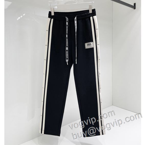 2026年モデル入荷 バレンシアガ BALENCIAGA NZKBAL061 vogブランド コピー 優良店 超目玉 スエットパンツ チノパン 2色可選