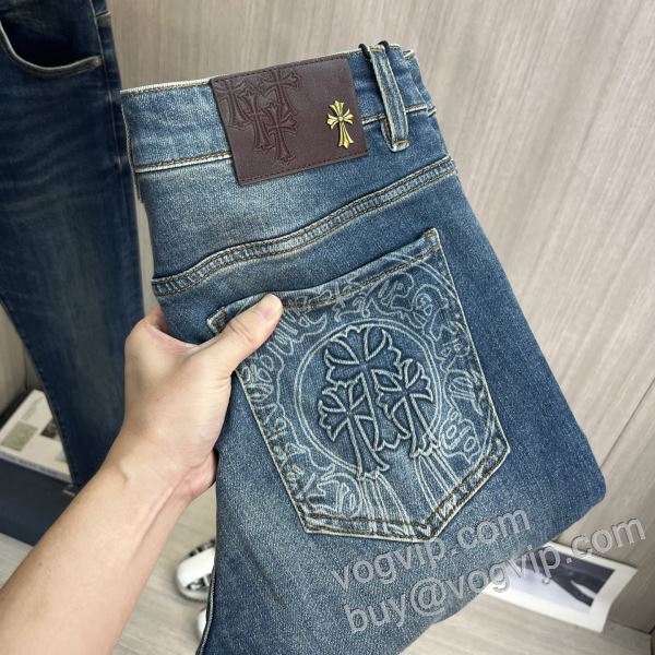 2026年モデル入荷 クロムハーツ スーパーコピー NZKCHR049 人気販売中 ジーンズ デニムパンツ