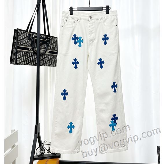 2026爆買い低価 クロムハーツ CHROME HEARTS NZKCHR069 上品な輝きを放つ形 ジーンズ デニムパンツ vogブランド コピー 優良店