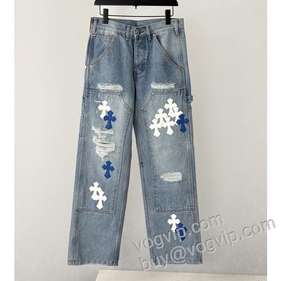 クロムハーツ CHROME HEARTS 流通限定モデル NZKCHR098 ジーンズ デニムパンツ VOGブランドスーパーコピー 2026限定セール定番人気
