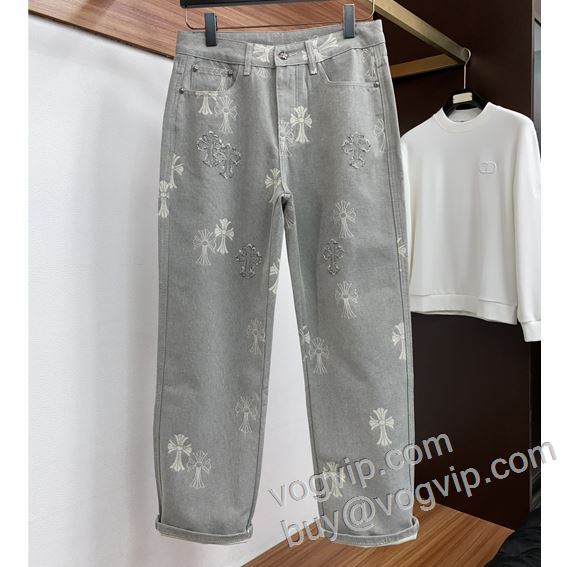 クロムハーツ CHROME HEARTS 2026爆買い人気 NZKCHR108 ジーンズ デニムパンツ vogブランド コピー 優良店 著名人の着用