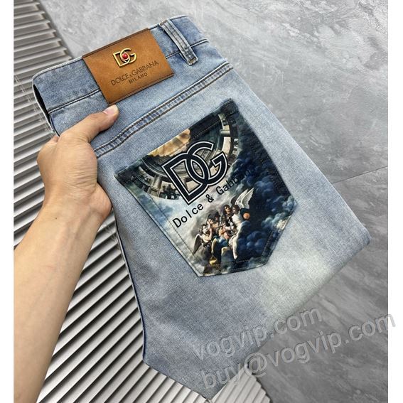 素敵 ドルチェ＆ガッバーナ Dolce&Gabbanaスーパーコピー 2026人気セール高品質 NZKDG013 ジーンズ デニムパンツ