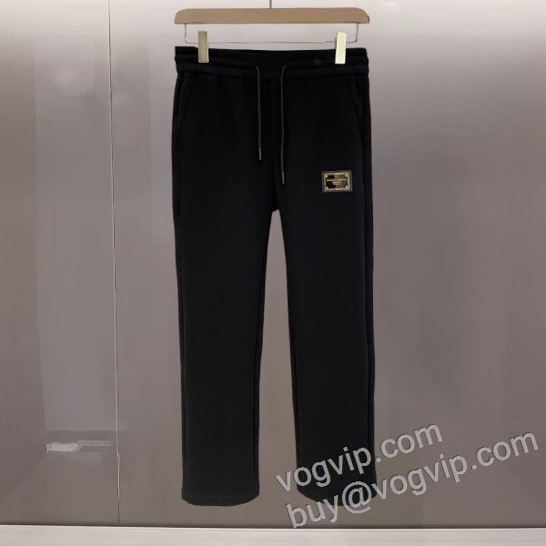 ドルチェ＆ガッバーナ Dolce&Gabbana 2026最安値セール NZKDG058 大注目！ スエットパンツ チノパン 2色可選 高品質なスーパーコピー商品