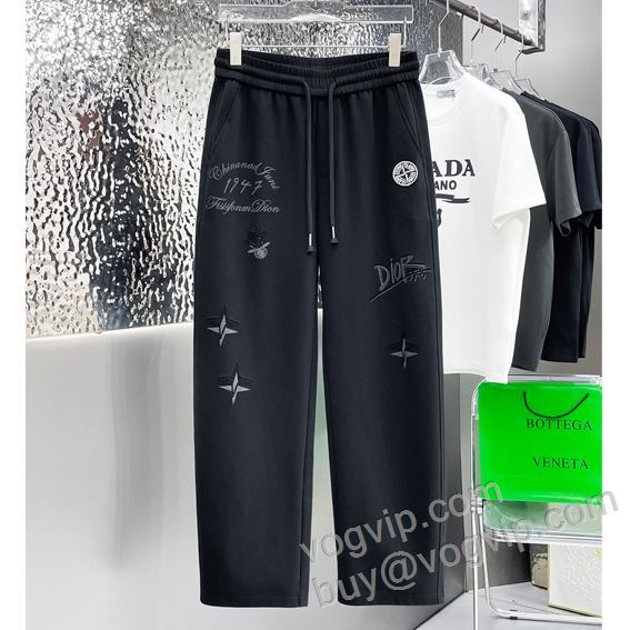 ディオール ブランドコピー 2026人気セール新品 NZKDIOR001 チノパン スエットパンツ 2色可選 最安値に挑戦