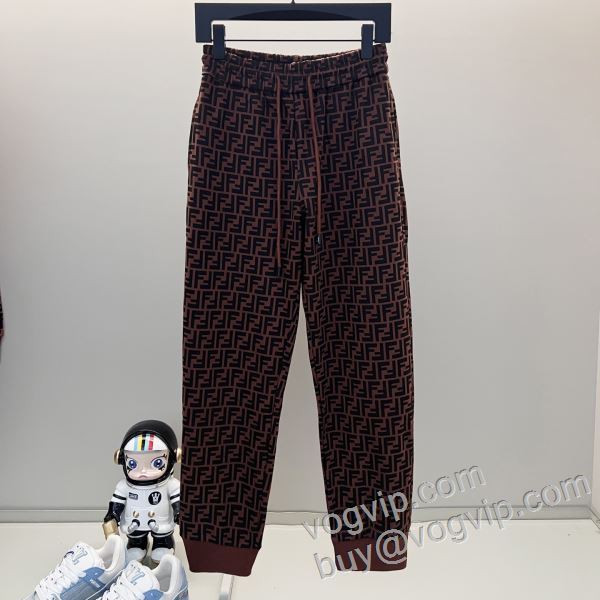 2026人気セール最新作 フェンディ スーパーコピー 激安 柔らかな質感 NZKFEN063 スエットパンツ チノパン 2色可選