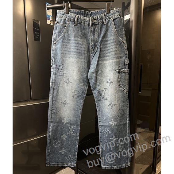 ルイ ヴィトン ブランド 偽物 通販 超目玉 NZKLV027 ジーンズ デニムパンツ 2026高級品 通販