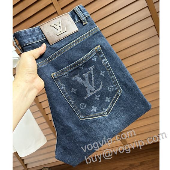 個性的なデザイン ルイ ヴィトン LOUIS VUITTON 2026人気セール新品 NZKLV064 ジーンズ デニムパンツ スーパーブランドコピー品質保証
