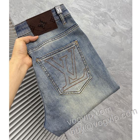 2026人気セール新品 ルイ ヴィトン LOUIS VUITTON NZKLV065 ジーンズ デニムパンツ 高品質なスーパーコピー商品