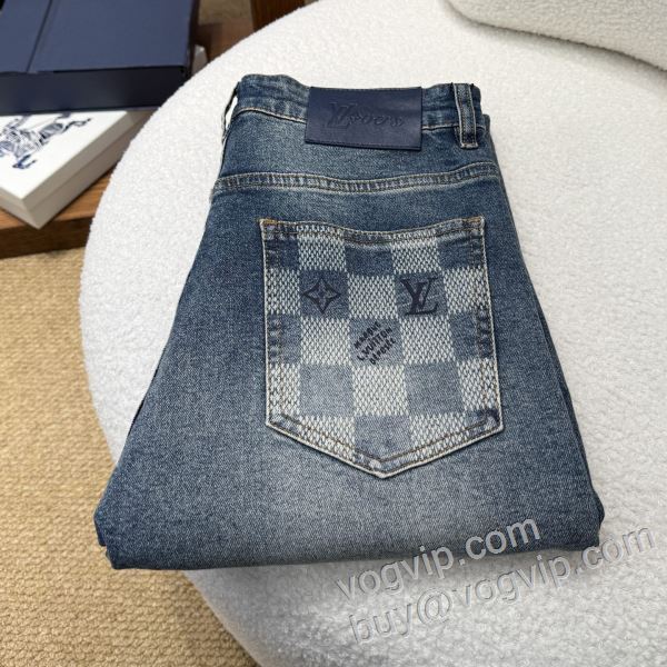 売れ筋のいい ルイ ヴィトン LOUIS VUITTON 2026激安大特価格安 NZKLV080 ジーンズ デニムパンツ ブランドコピー代引き専門店