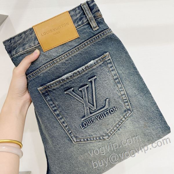 2026激安大特価格安 ルイ ヴィトン LOUIS VUITTON NZKLV081 ジーンズ デニムパンツ お洒落に魅せる ブランドスーパーコピー 激安専門店