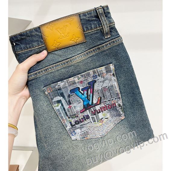 2026割引セール NZKLV085 ルイ ヴィトン LOUIS VUITTON ジーンズ デニムパンツ デザイン性の高い スーパーコピー 優良サイト