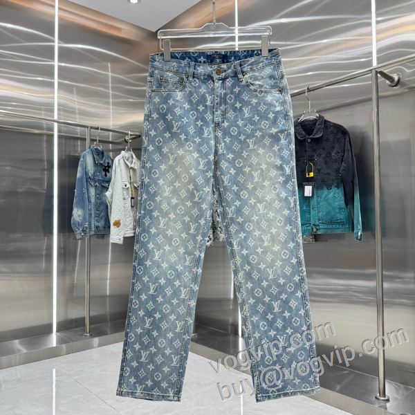 2026高級品 通販 ルイ ヴィトン LOUIS VUITTON NZKLV089 コスパ最高のプライス ジーンズ デニムパンツ vogブランド コピー 優良店