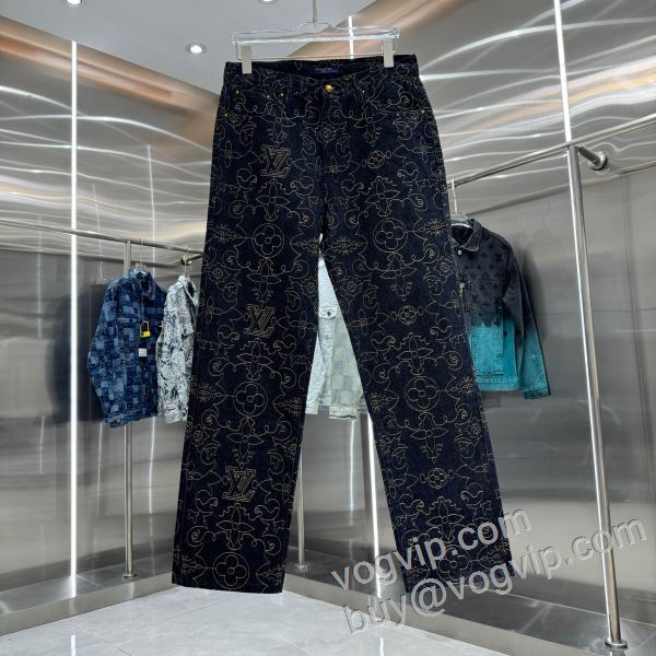 上品に着こなせ ルイ ヴィトン LOUIS VUITTON NZKLV094 ジーンズ デニムパンツ ブランドコピー激安販売 2026超激得新作