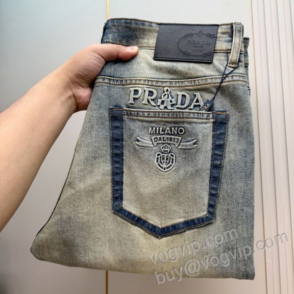 プラダ PRADAスーパーコピー 2026春夏季超人気 NZKPR013 ジーンズ デニムパンツ 一番人気の新作はこれ