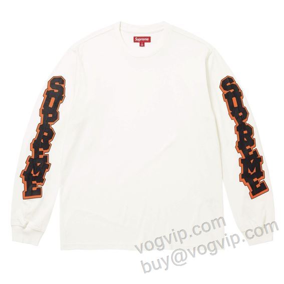 シュプリームスーパーコピー 海外セレブ定番愛用 長袖Tシャツ Supreme SS26 Cracked Sleeve L/S Top SUPCTS002 4色可選